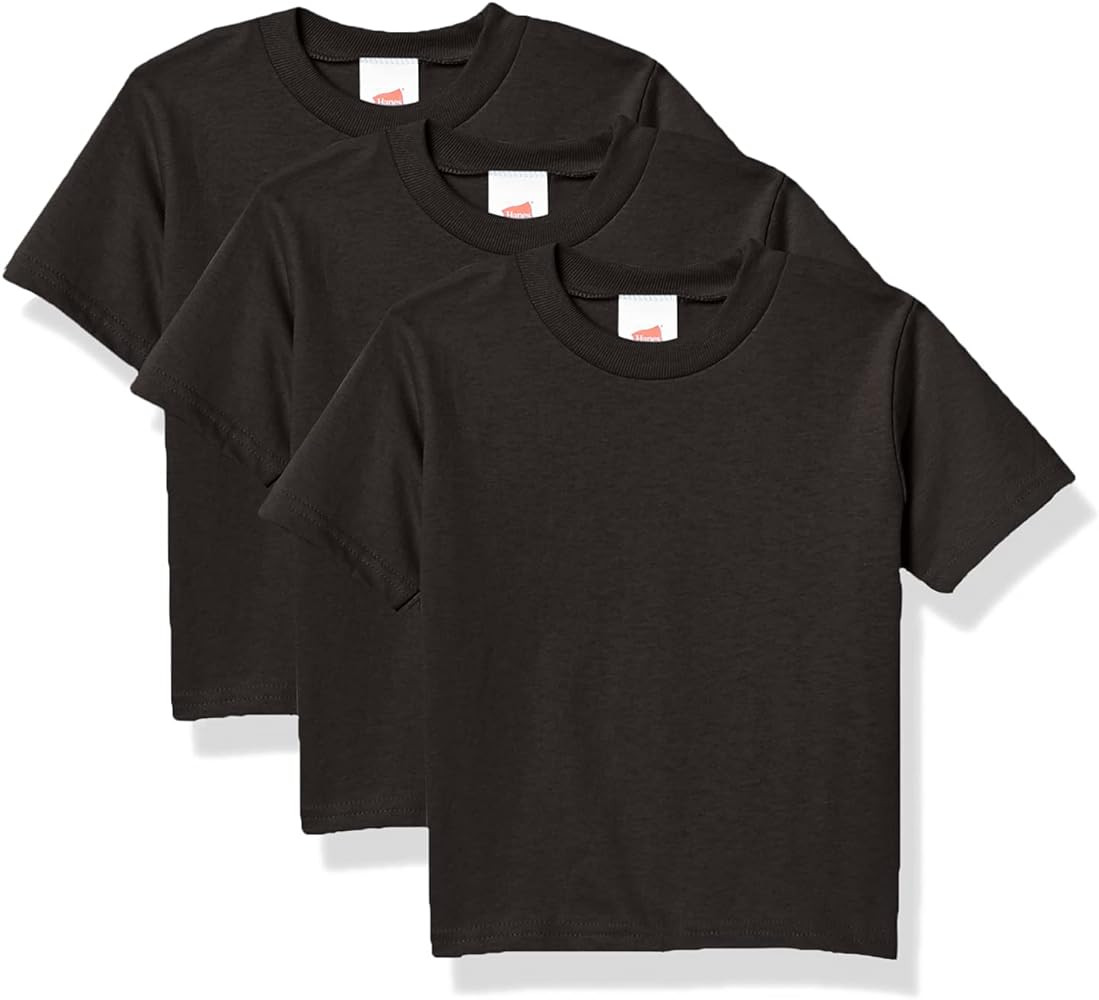 Hanes Boys' Essentials Short Sleeve T-shirt Value Pack (3-pack) | Amazon (US)