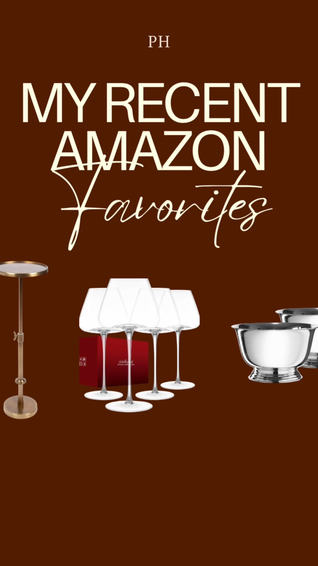 Shop my latest Amazon favorites!  These finds are effortlessly chic for your life and home!  #amazonfinds #wineglasses #sidetable #chicfinds

#LTKHome #LTKdayinmylife