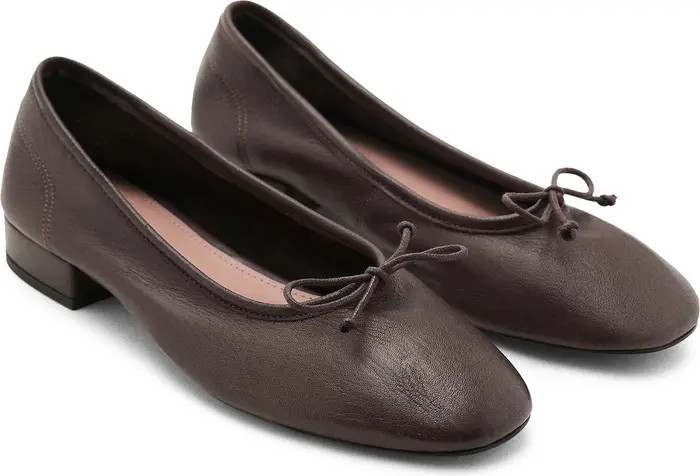 MANGO Baila Ballet Flat (Women) | Nordstrom | Nordstrom