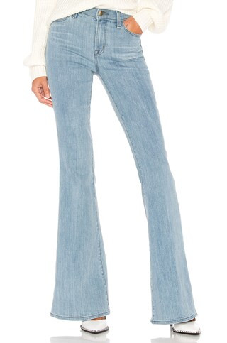 J Brand Valentina High Rise Flare in Decadence from Revolve.com | Revolve Clothing (Global)
