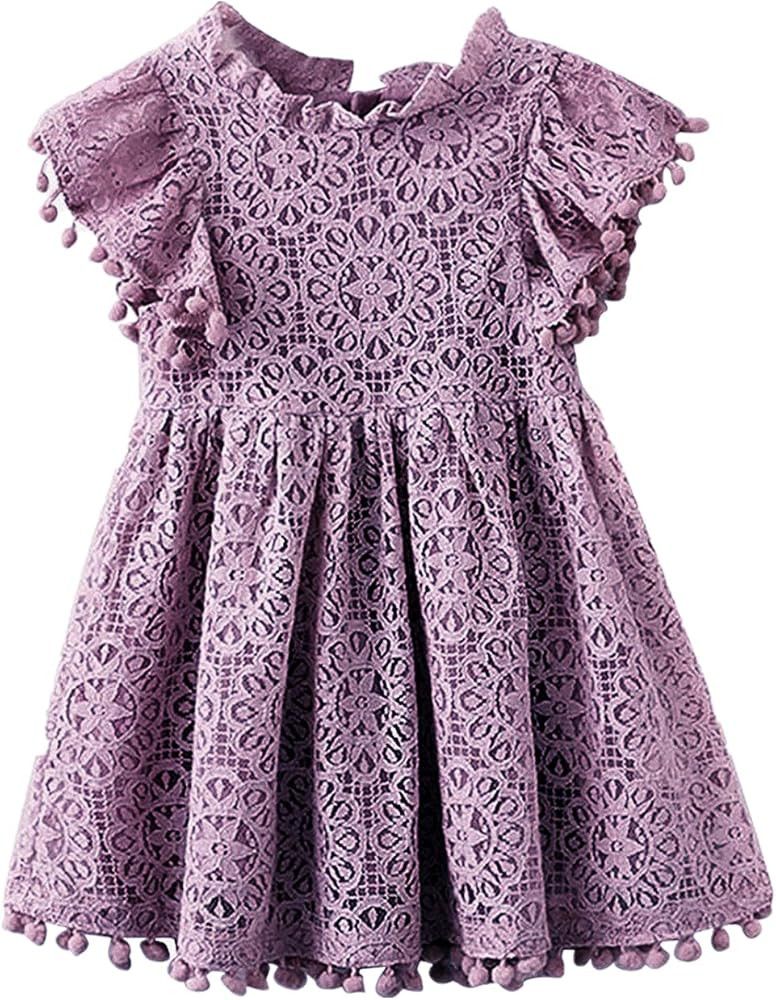 2Bunnies Girl Vintage Lace Boho Party Princess Flower Girl Dress | Amazon (US)