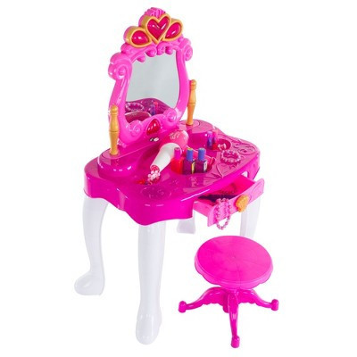 Toy Time Kids' Pretend Play Princess Vanity With Stool, Accessories, Lights and Sounds | Target