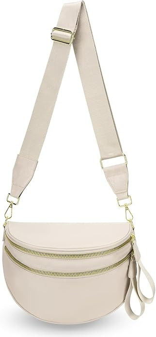 Elysir Crossbody Bag for Women, Double Pockets with Large Capacity, Adjustable Shoulder Strap, Wa... | Amazon (US)