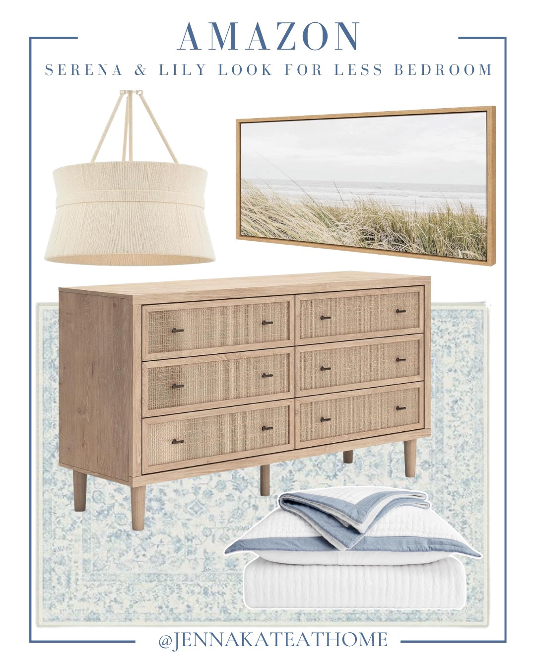 Bedroom finds from Amazon include wall art, chandelier, area rug, bedding, and dresser.

Home decor or, Serena and Lily looks for less, bedroom finds

#LTKSaleAlert #LTKHome #LTKSeasonal