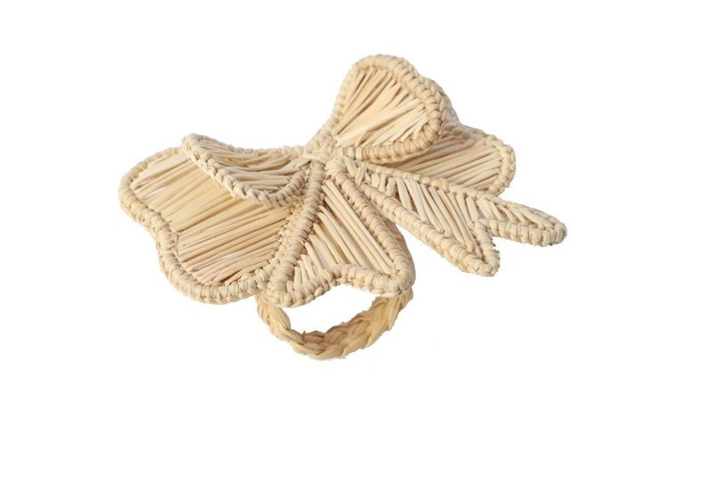 Bow tie Iraca Palm Napkin Ring | Etsy | Etsy (US)