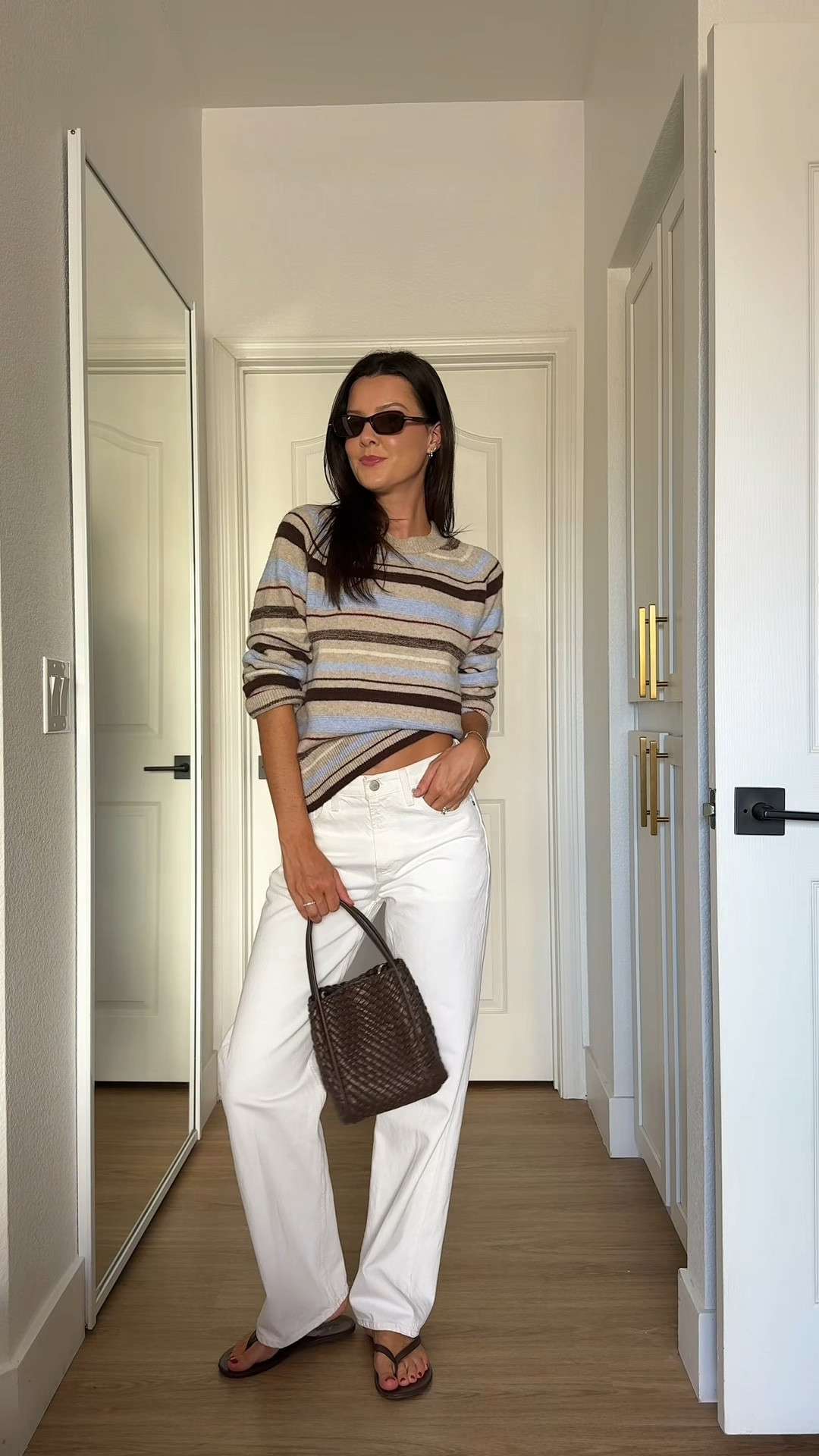 I’m 5’7” wearing size 25 reg in the jeans and small in the striped sweater! 

#LTKootd #LTKSeasonal #LTKSpringSale