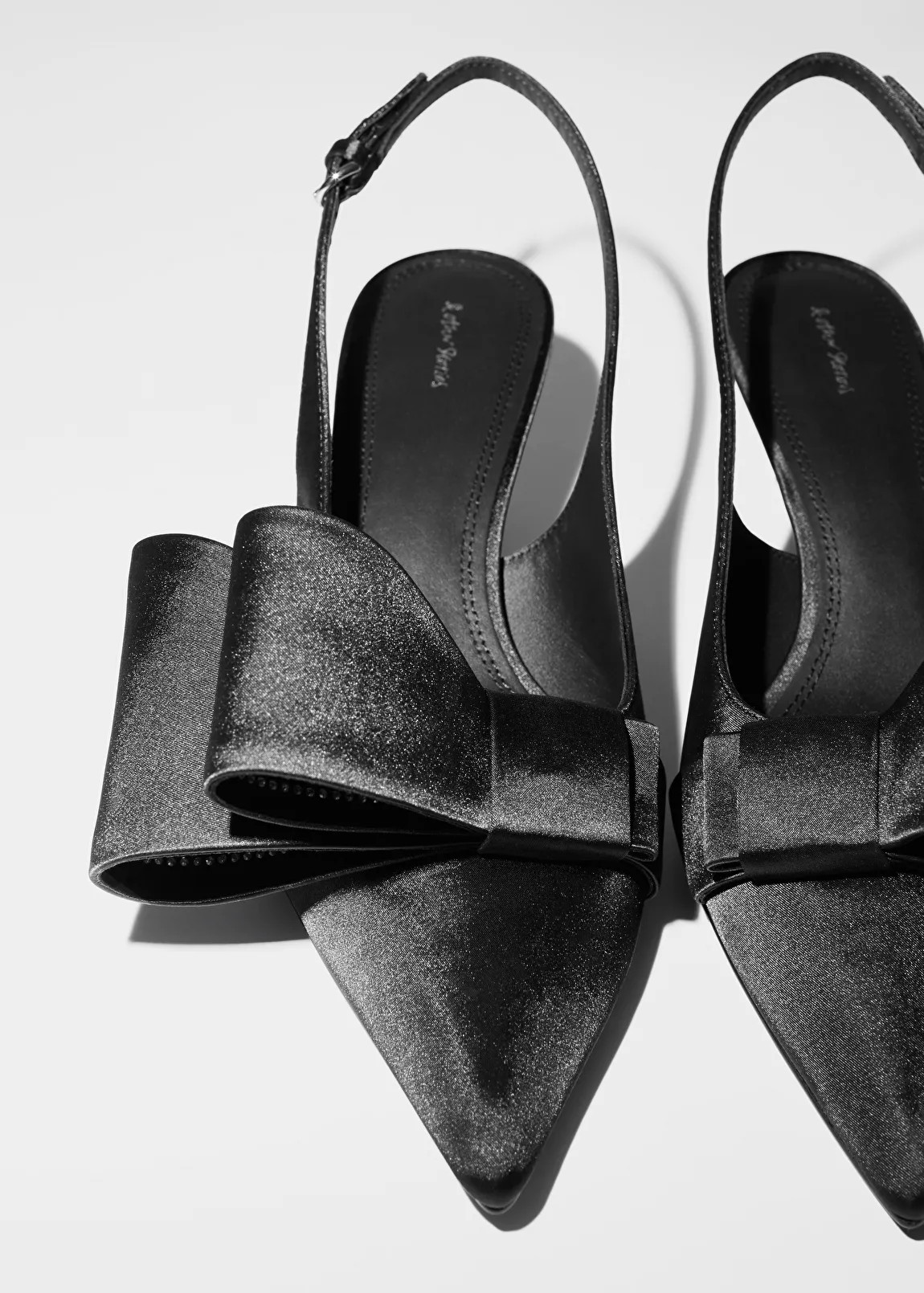 Bow-Embellished Satin Pumps | & Other Stories UK