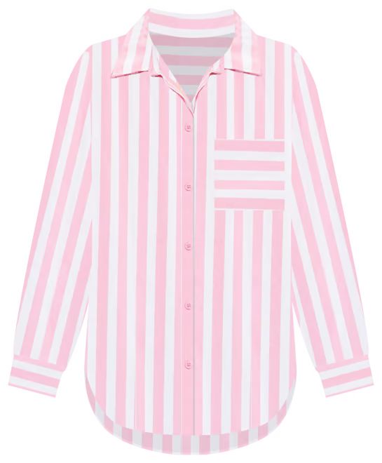 Striped Relaxed Pocket Shirt | LOFT