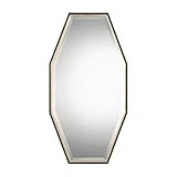 Uttermost Savion Espresso and Gold 24" x 46" Wall Mirror | Amazon (US)