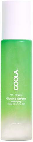 COOLA Organic Glowing Greens Facial Cleanser, Skin Barrier Protection and Care with Aloe Vera Jui... | Amazon (US)