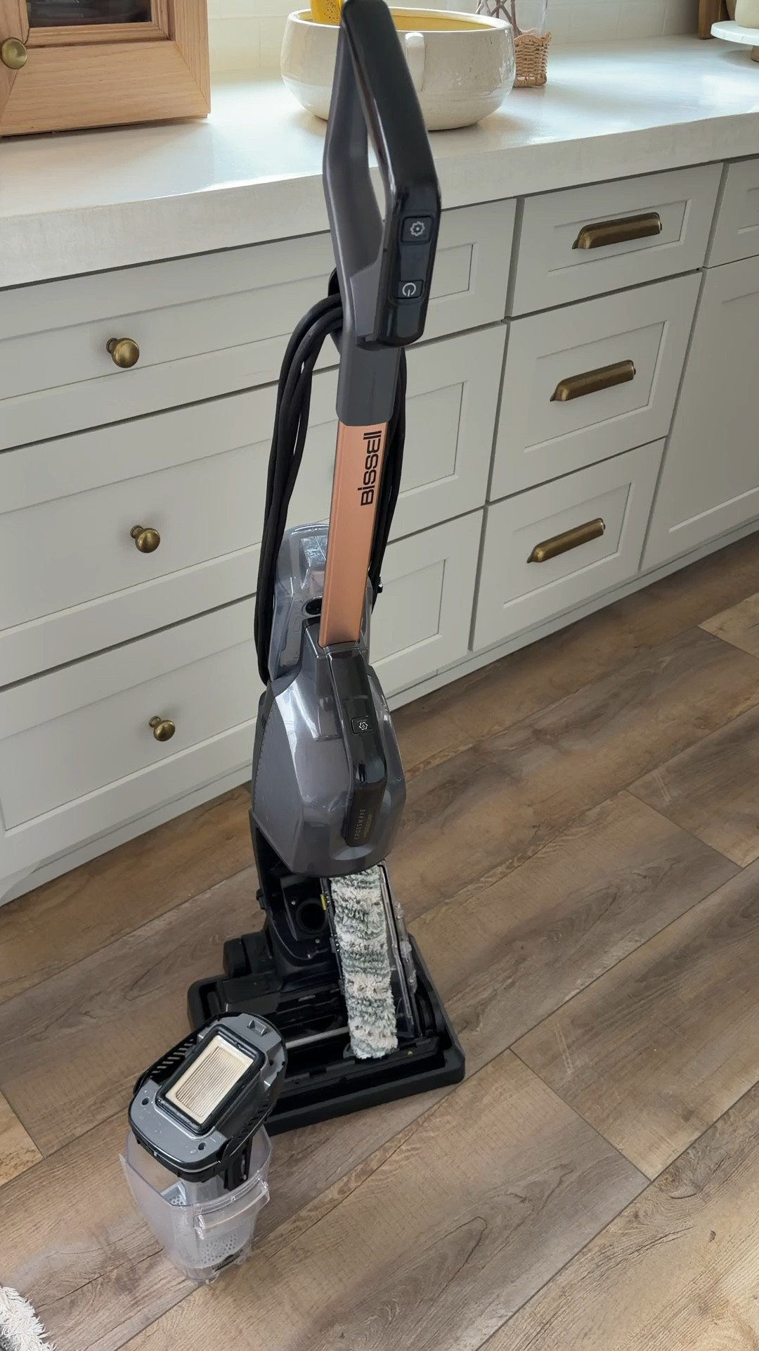 this is the new bissell crosswave hydrosteam and it’s so convenient to clean when you don’t feel like pulling out the mop and bucket. it cleans hard floors, rugs, and sanitizes. also self cleanse 

#LTKmorningroutine #LTKHome #LTKmomlife