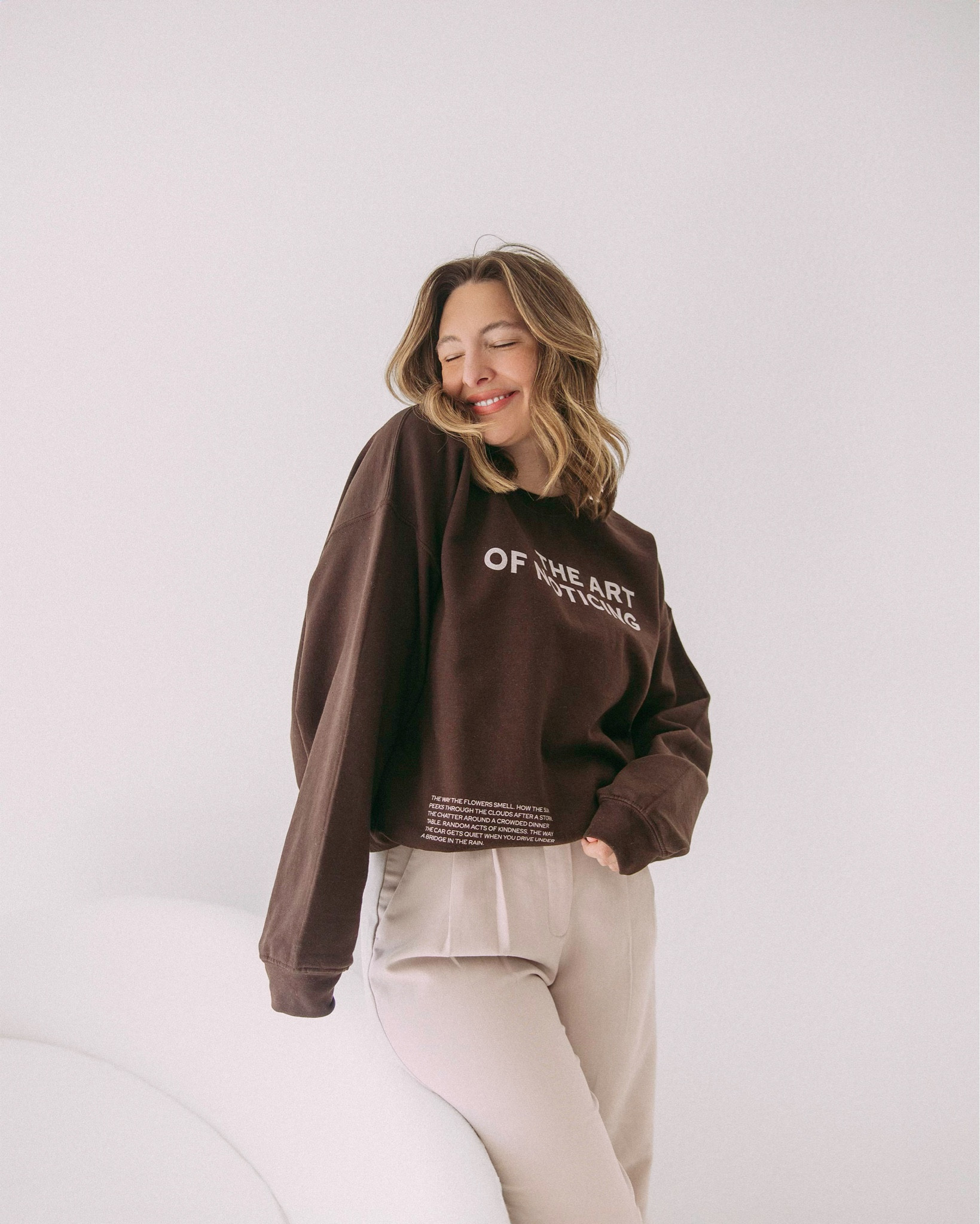 The art of noticing crew in brown 🤎

Cozy finds | graphic tee | winter wear

#LTKHoliday #LTKGiftGuide #LTKSeasonal
