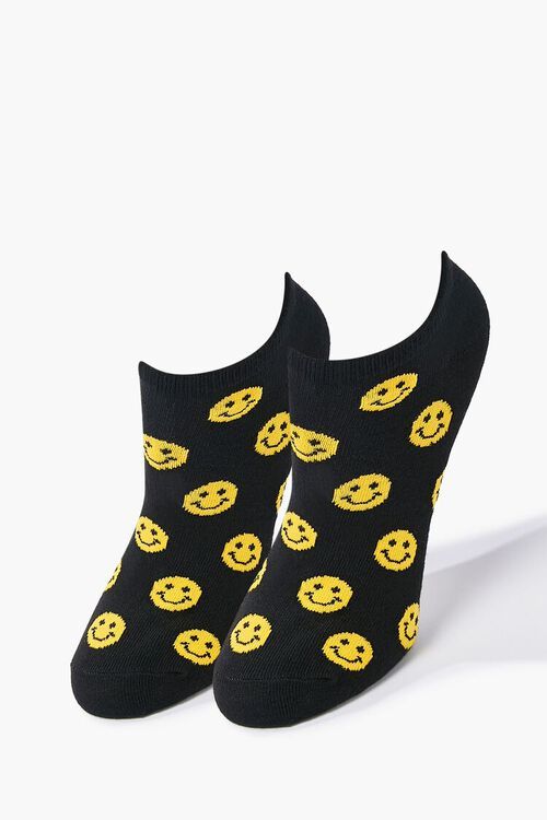 Smiling Face Print Ankle Socks | Forever 21 (US)