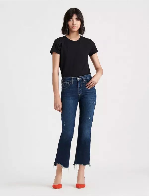 High Rise Bridgette Crop Mini Boot Jean | Lucky Brand