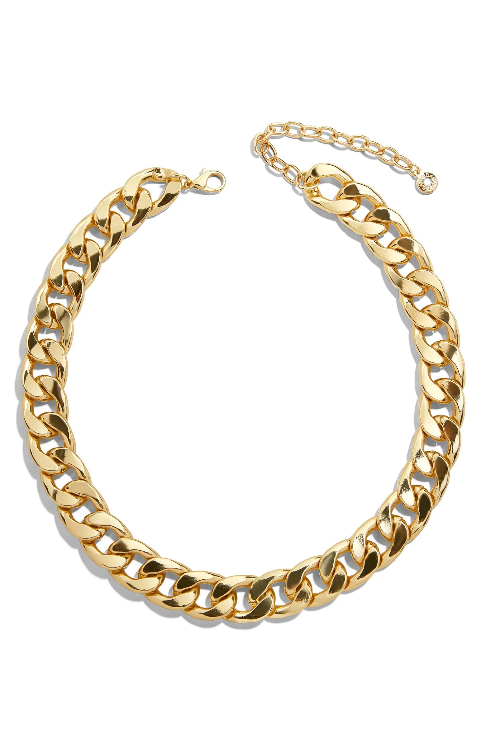 Michaela Curb Chain Collar Necklace | Nordstrom