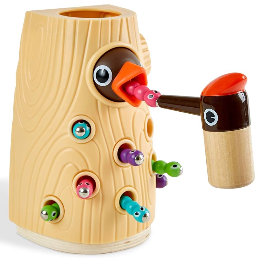 TOP BRIGHT Montessori Toys for 2 Year Old Girl and Boy, Fine Motor Skills Toddler Toys Age 2-4, W... | Amazon (US)