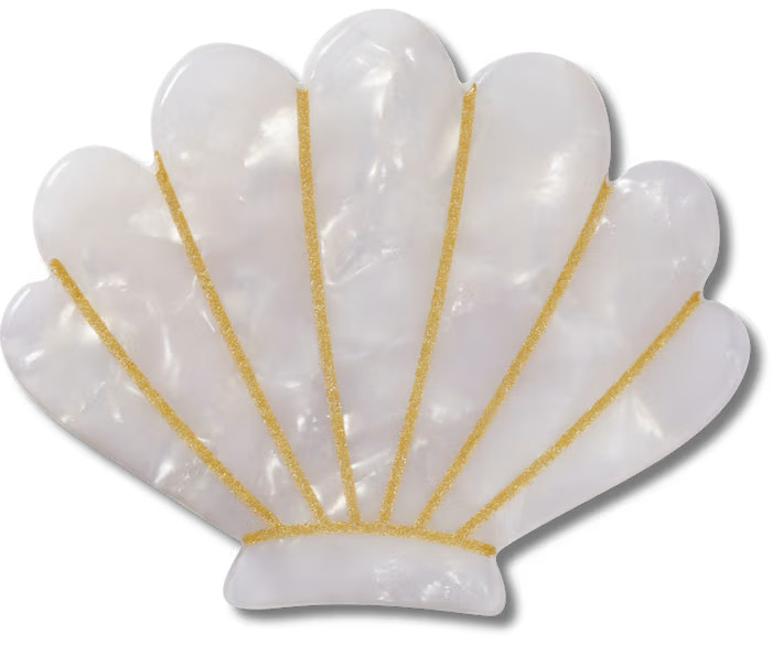 White and Gold Seashell | Crocs (US)