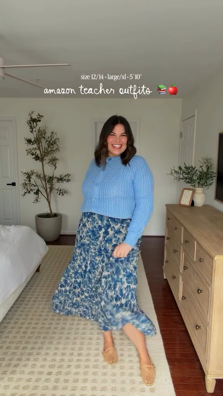 Amazon teacher outfits!

Blue skirt- size xl
Blue cardigan- size large
Striped dress- size xl
Floral pants- size xl
Red top- size large
Blue two piece set- size xl
Polka dot dress- size xl

#LTKSeasonal #LTKMidsize #LTKWorkwear