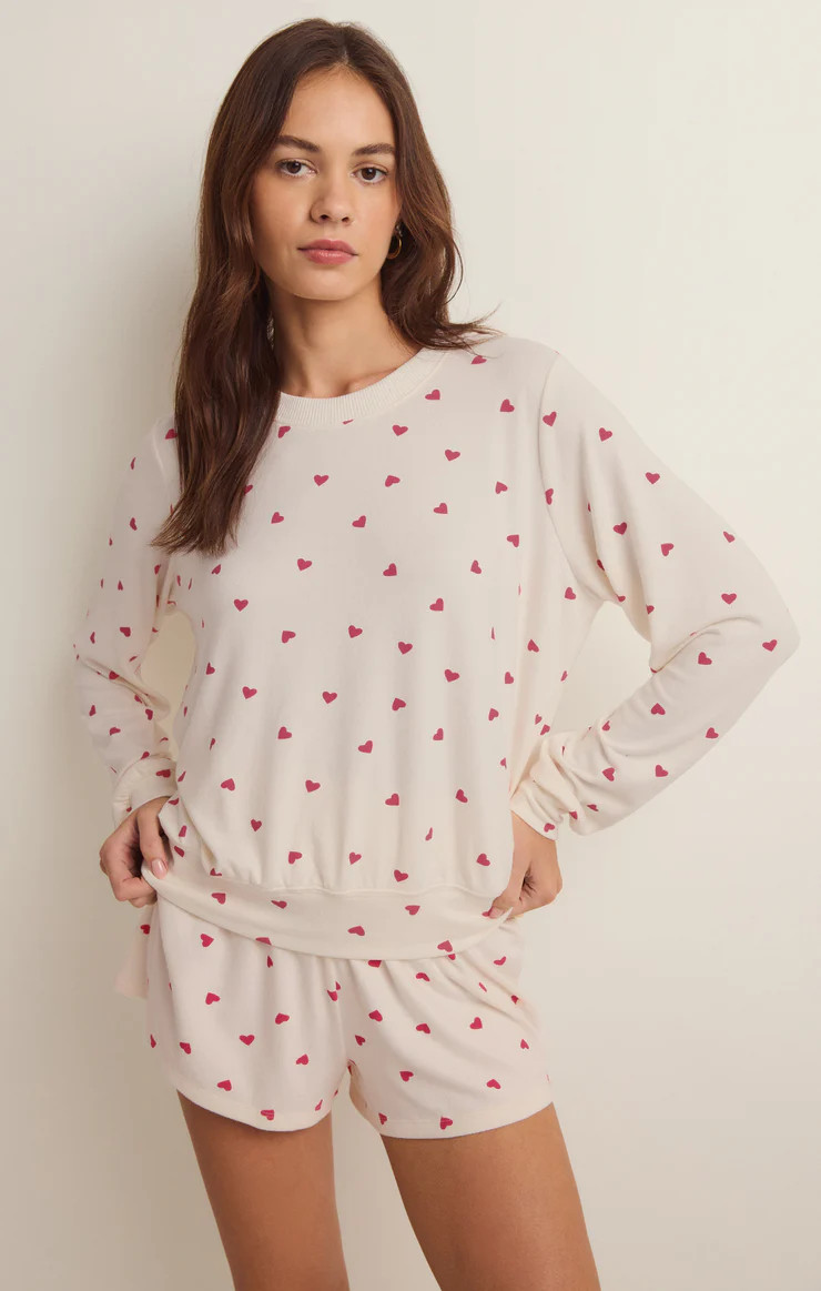 Be Mine Heart Long Sleeve Top | Z Supply