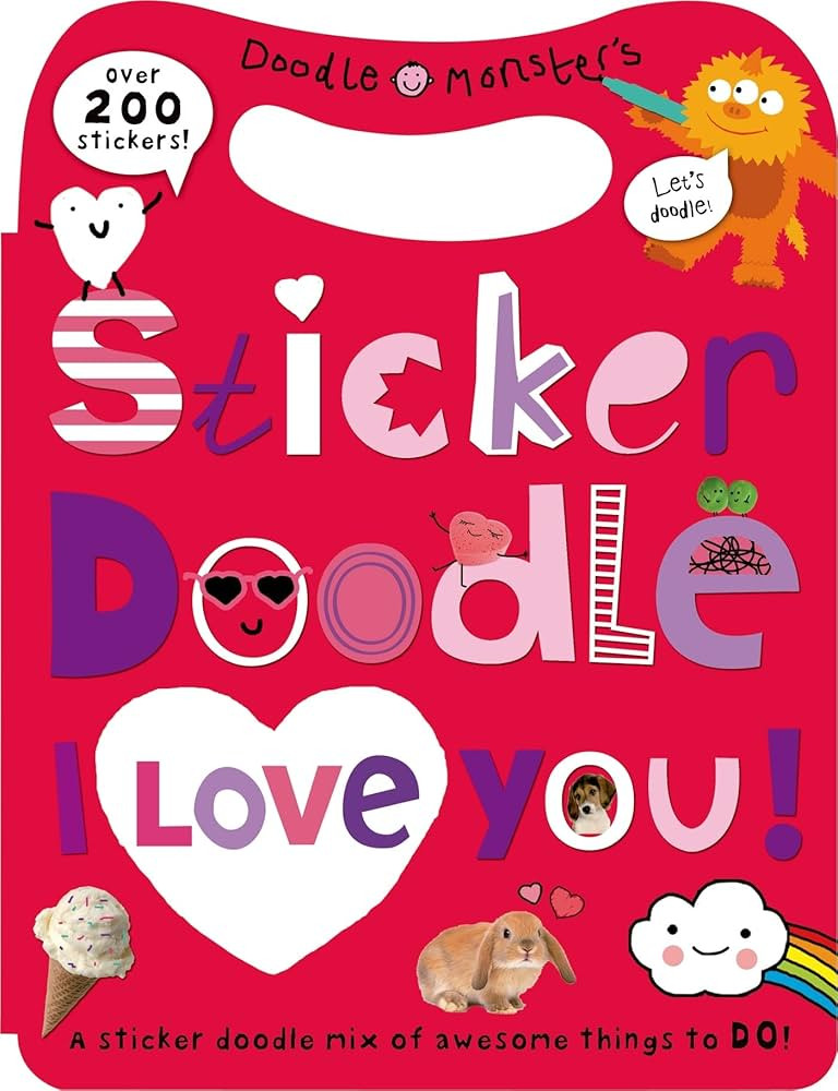 Sticker Doodle I Love You: Awesome Things to Do, With Over 200 Stickers | Amazon (US)
