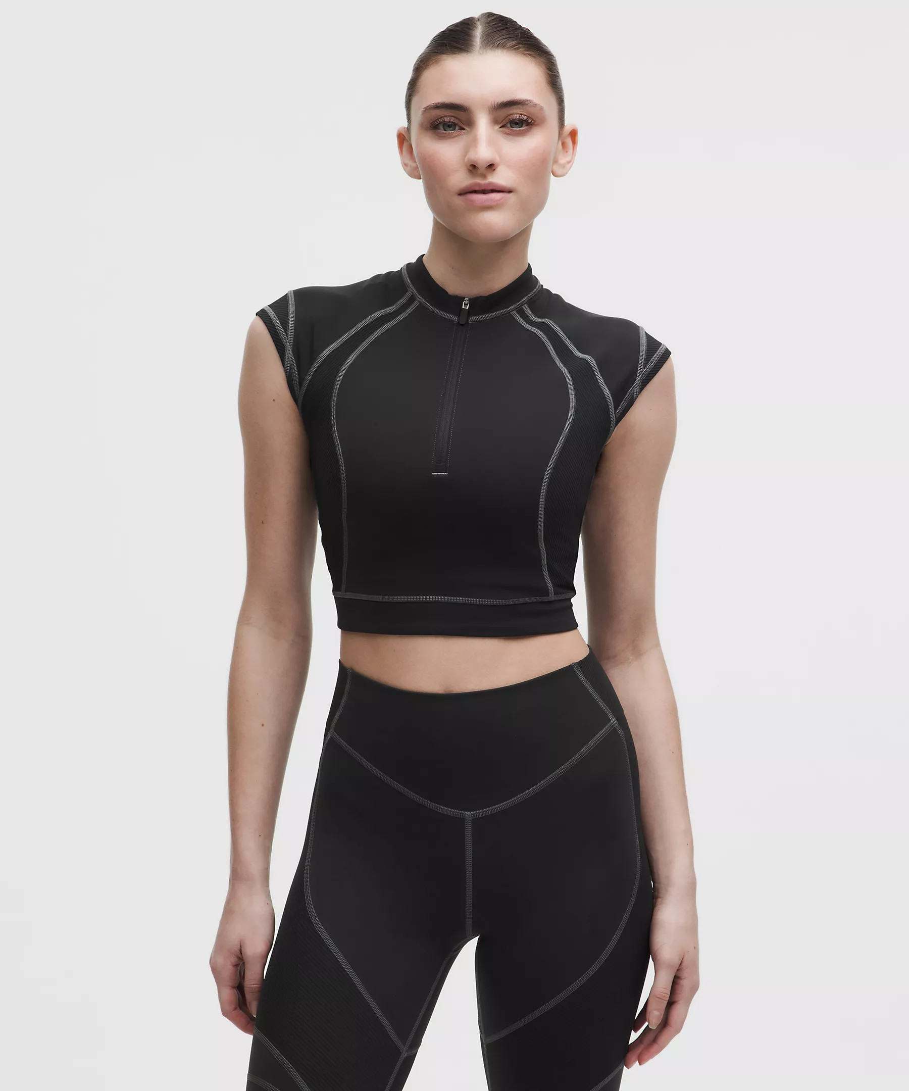 Everlux Panelled Short-Sleeve Shirt | lululemon (CA)