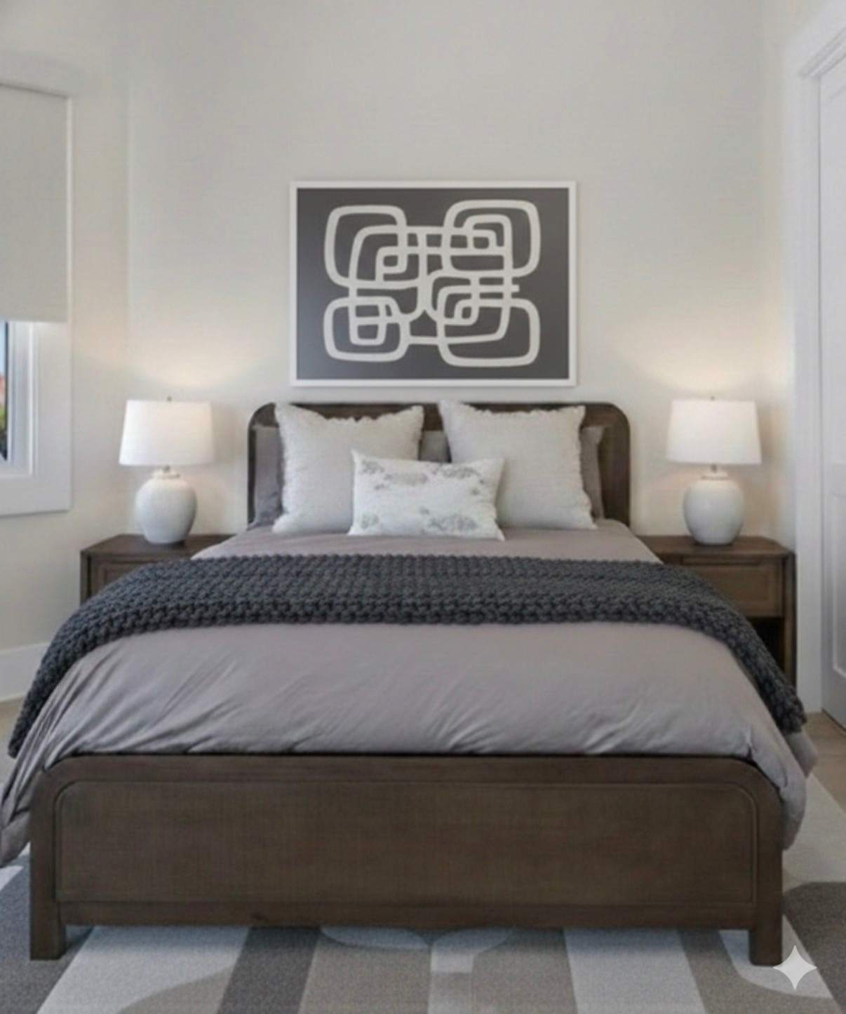 Where calm meets style. This perfectly balanced bedroom wraps you in comfort while making a modern, elevated statement. ✨

Shop this room now 🩵 Link: https://www.shopltk.com/explore/Design_by_Rania

#tampahomes #stpetehomes #interiordesign #tampadesigner  

 #LTKHome