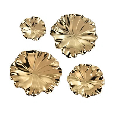 Petal Bowl - Set of 4 Gold | Wayfair North America