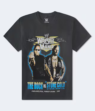 WWE WrestleMania 15 Relaxed Graphic Tee | Aeropostale