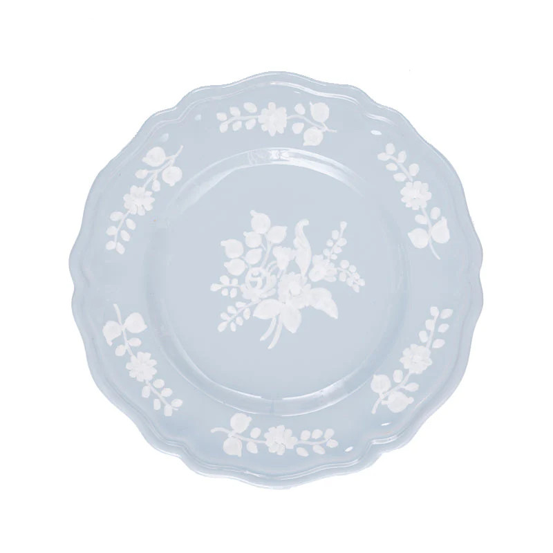 Sicilia Frost Dessert Plate | Over The Moon