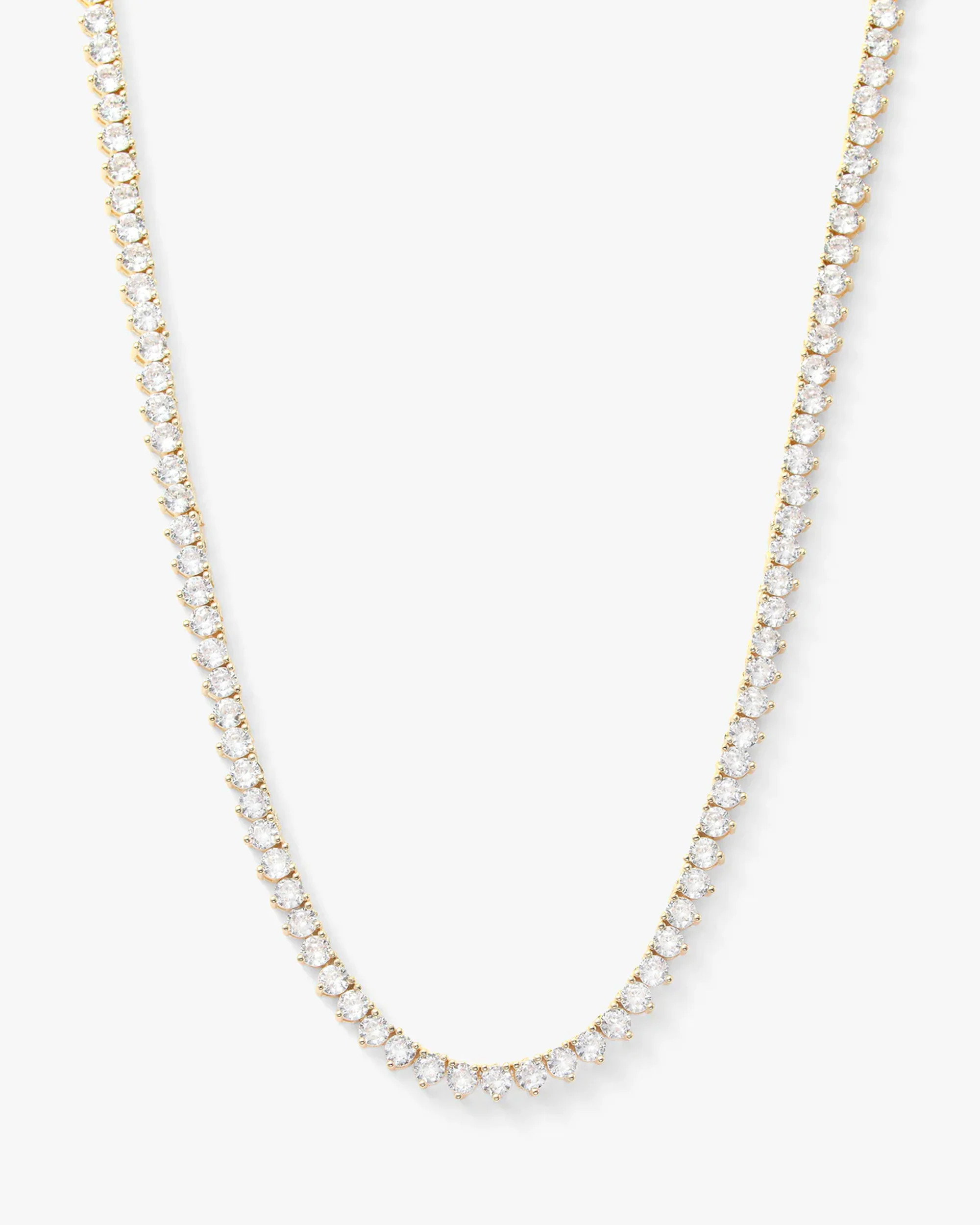 Not Your Basic Tennis Necklace 18" | Melinda Maria