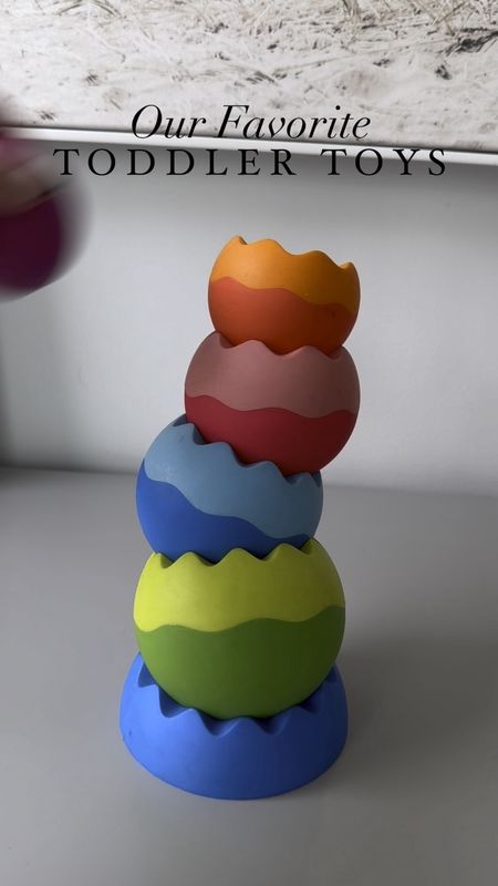 First of life to say this is by far my favorite toy brand, as well as one of my favorite baby and toddler toys. The weighted pieces make it easier to stack because they don’t have to sit perfectly on top of each other so it’s great for ages one and up.

#BabyToys #ToddlerToys #StackingToys #BabyGifts #ToddlerGifts #Amazonfinds #BestToys

#LTKkids #LTKfamily #LTKbaby