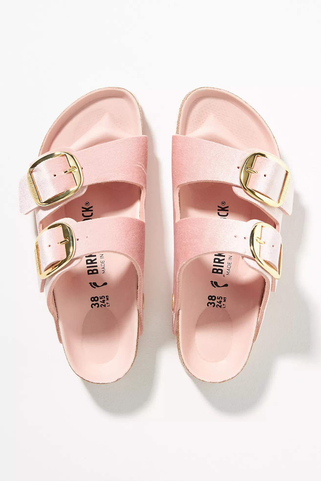 Birkenstock Arizona Velvet Sandals | Anthropologie (US)