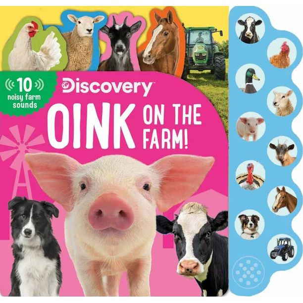 10-Button Sound Books: Discovery: Oink on the Farm! (Board book) - Walmart.com | Walmart (US)