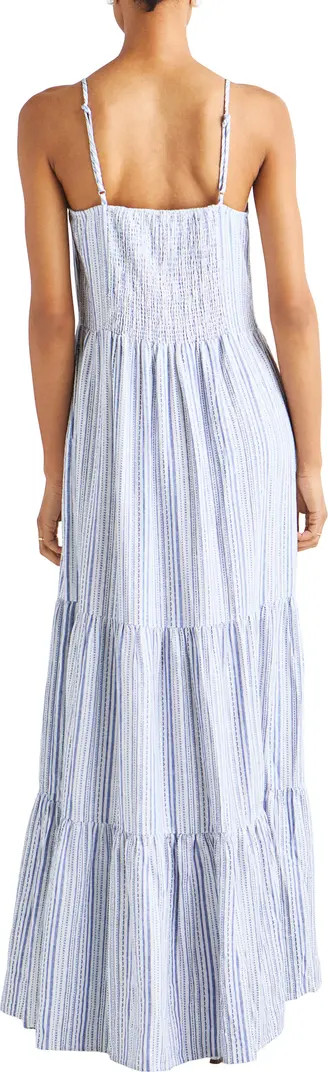 Splendid Marseille Stripe Tiered Cotton Maxi Sundress | Nordstrom | Nordstrom