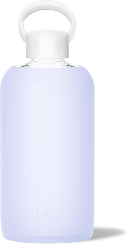 bkr - Big Smooth - Reusable Glass Water Bottle - Leakproof, Durable, Workout & Travel Friendly, C... | Amazon (US)