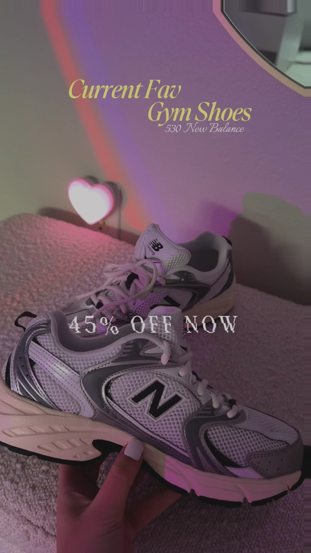 Okay but these are officially my current gym shoe obsession 👟🪄

The New Balance 530s have been my go-to every single gym day. They're super lightweight, supportive, and they match literally every gym fit. I wear them for legs, cardio, upper body... they're just that girl.
And they're 45% OFF right now (like what??) so if you've been eyeing them, this is your sign 🎀⭐️

I'm wearing the Silver/ Black colorway and they give soft sporty vibes 💐

Linking them below for you so you don't have to hunt it 💌

#Itkgym #Itkfitness #Itkitbag #Itksale #newbalance530
#newbalanceshoes #gymstyle #gymshoes #comfortwear #athleisureoutfit #fashionfinds #dealoftheday #gymgirlies #workoutfits #everydaystyle #feminineandfit #softgirlstyle #ootdgym #gymroutine #gymfavorites #footlocker


#LTKActive #LTKSaleAlert #LTKFindsUnder100 #LTKSaleAlert #LTKFindsUnder100 #LTKActive