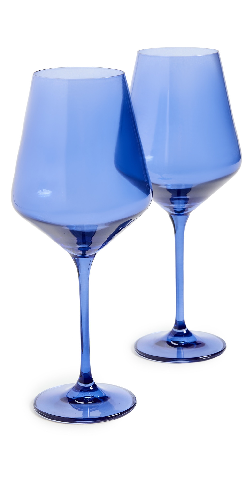 Estelle Colored Glass Stemware Set of 2 Cobalt Blue One Size | Shopbop