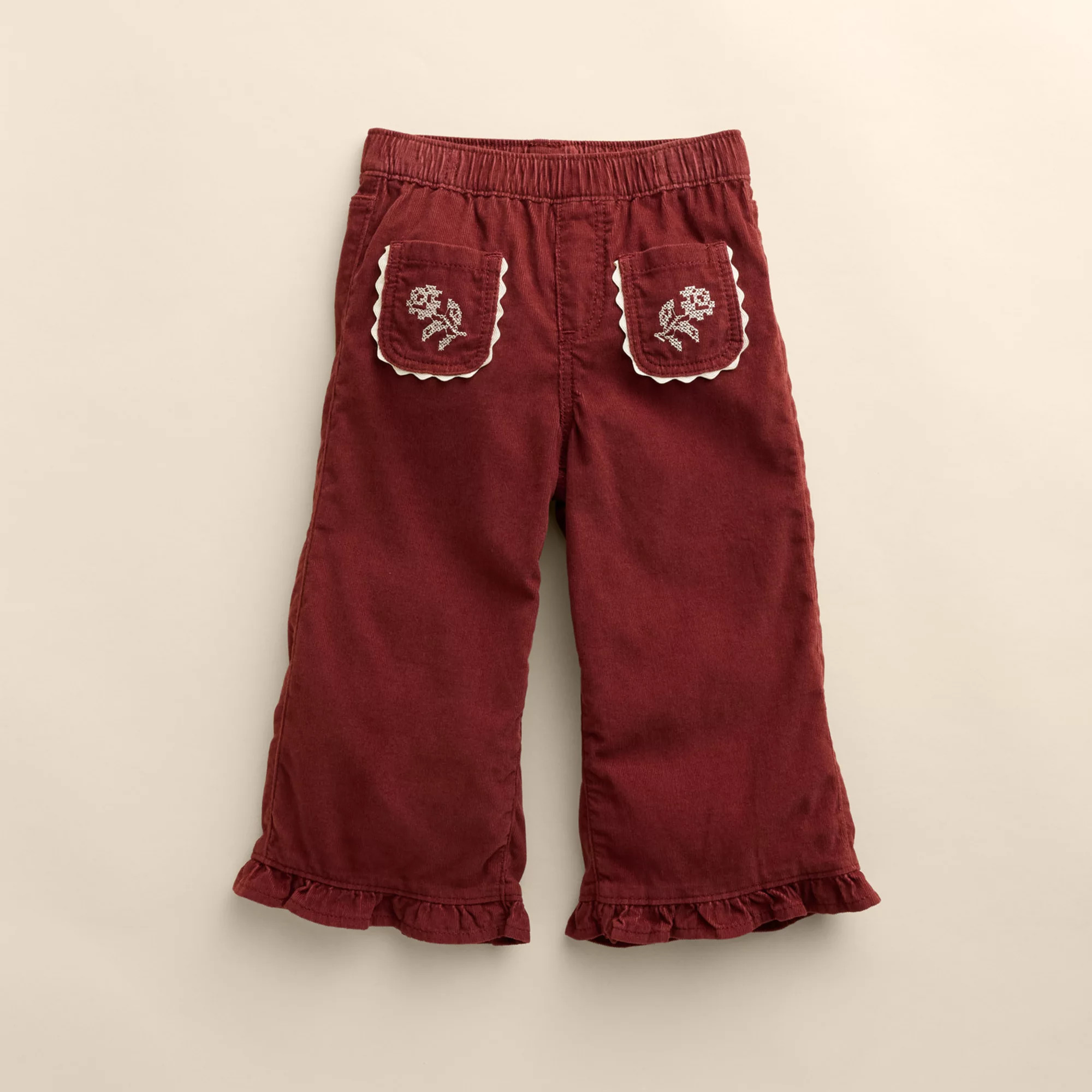 Girls 4-12 Little Co. by Lauren Conrad Organic Corduroy Ruffle Pants | Kohl's
