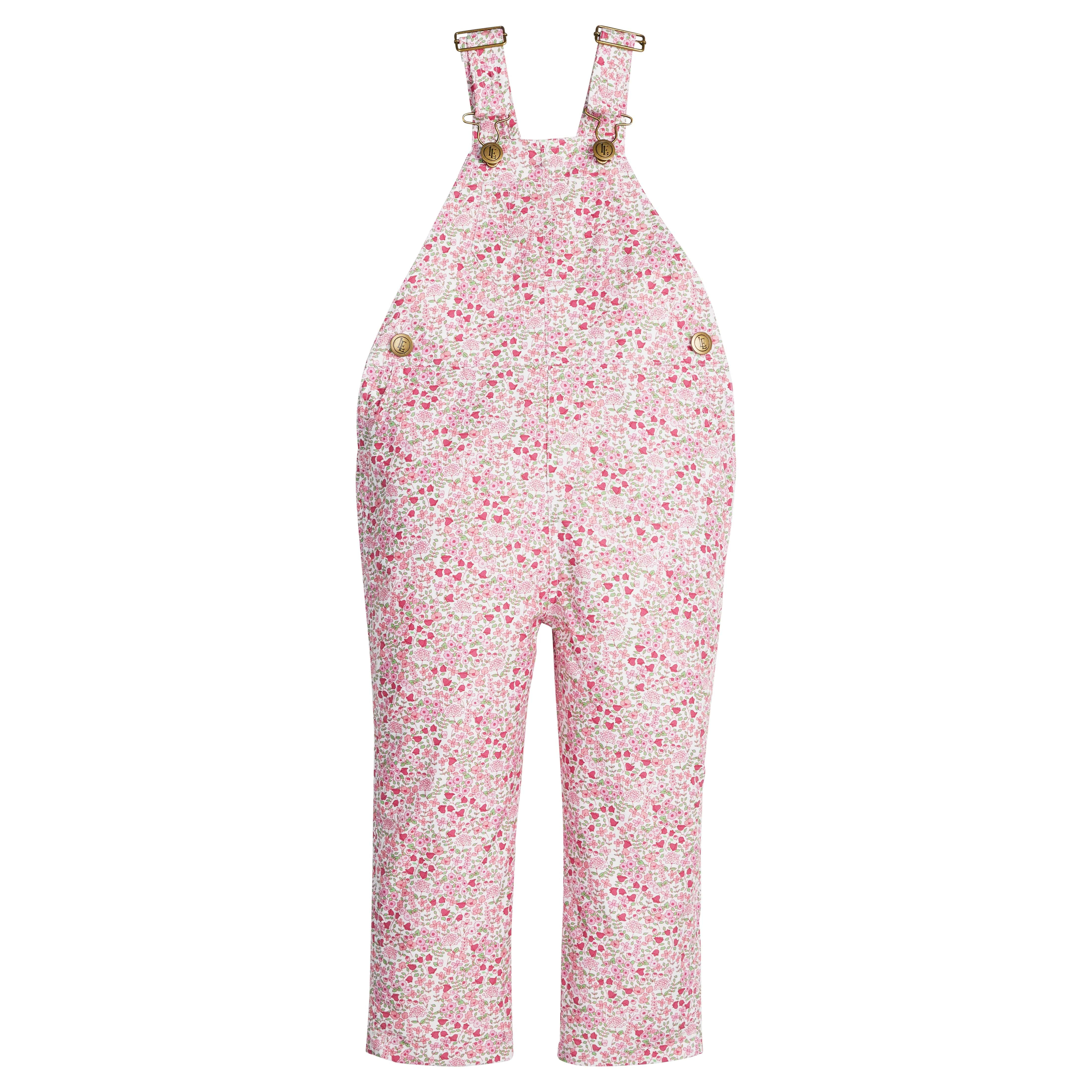 Fairfax Floral Essential Overall for Girls | Little English