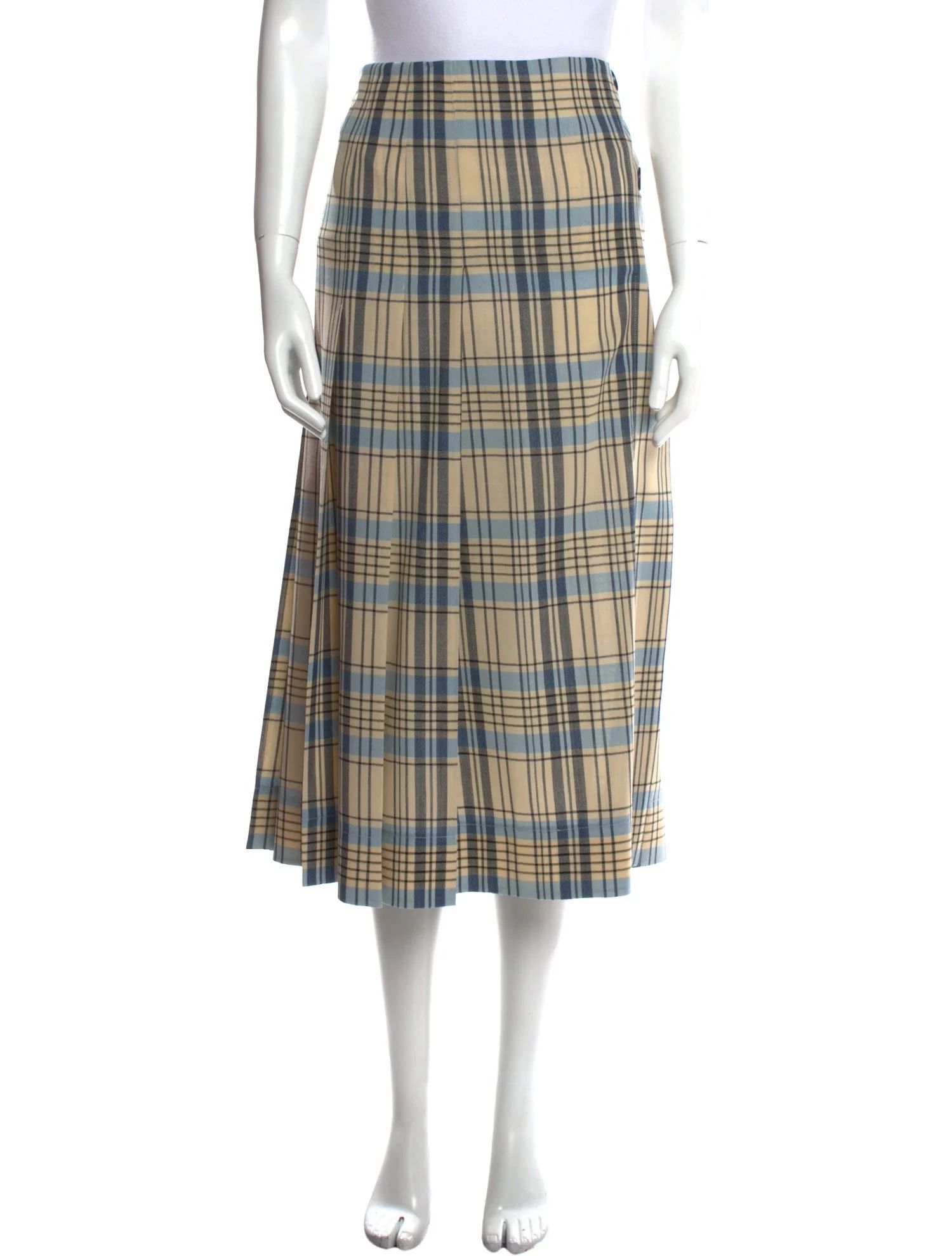 Virgin Wool Midi Length Skirt | The RealReal