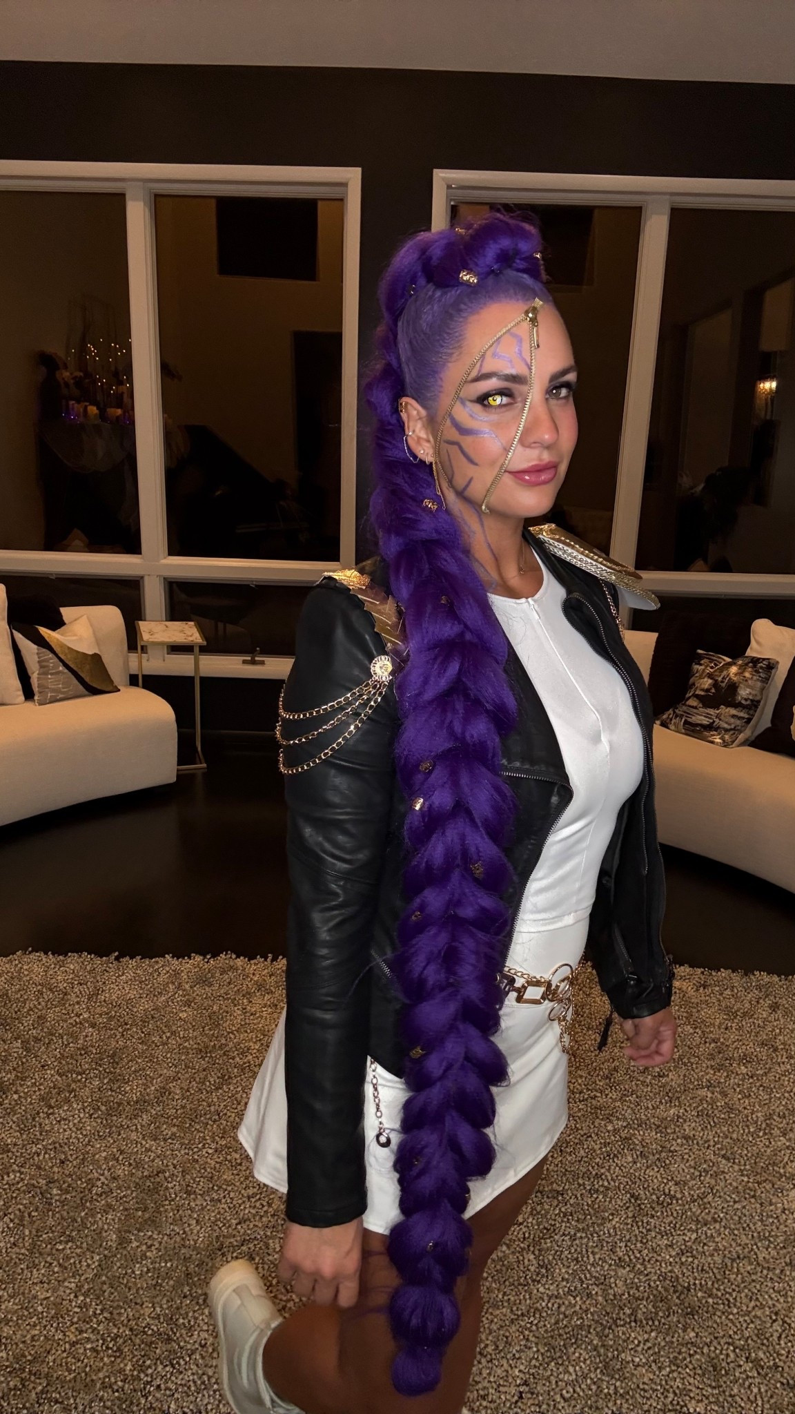 Didn’t have enough time for Rumi costume to come in the mail so made my own! 

#LTKKids #LTKParties #LTKHalloween