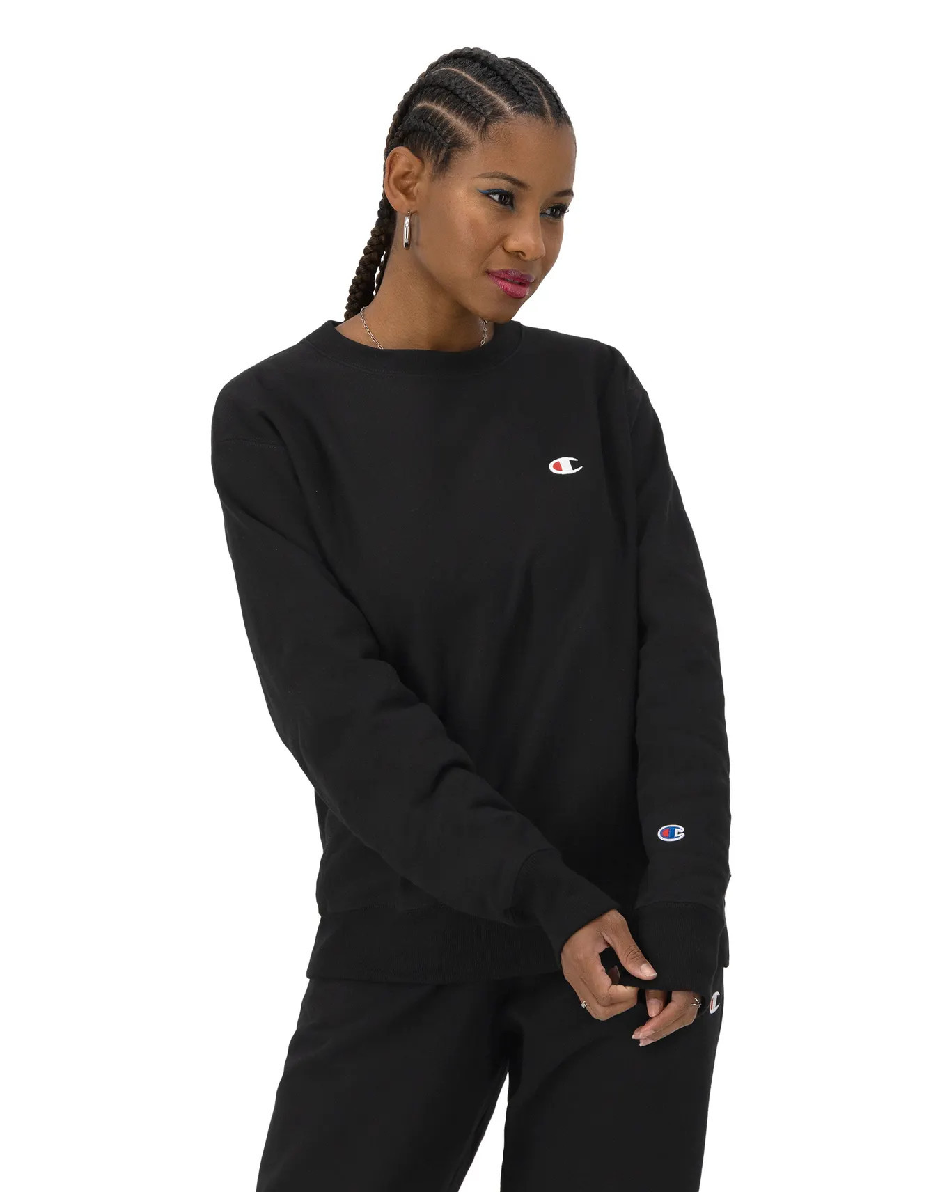 Reverse Weave Oversized Crewneck Sweatshirt, C Logo | ChampionUSA.com (Hanesbrands Inc.)