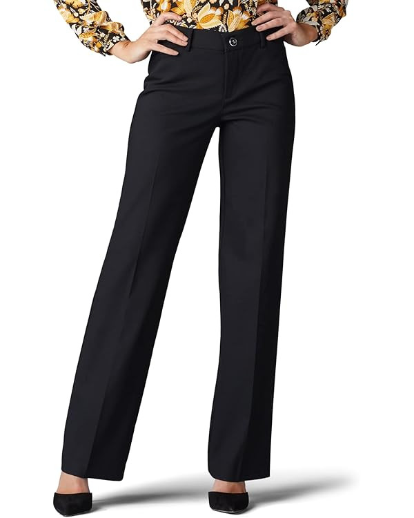 Lee Women's Ultra Lux Comfort with Flex Motion Trouser Pant | Amazon (US)