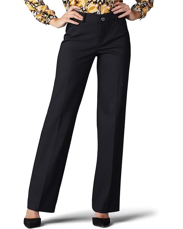 Lee womens Ultra Lux Comfort With Flex Motion Trouser Pant | Amazon (US)