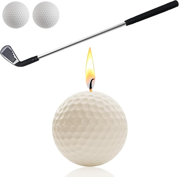 Golf Ball Birthday Candles, Golf Cake Topper & Mini Golf Club for Golf Birthday Party Decorations... | Amazon (US)