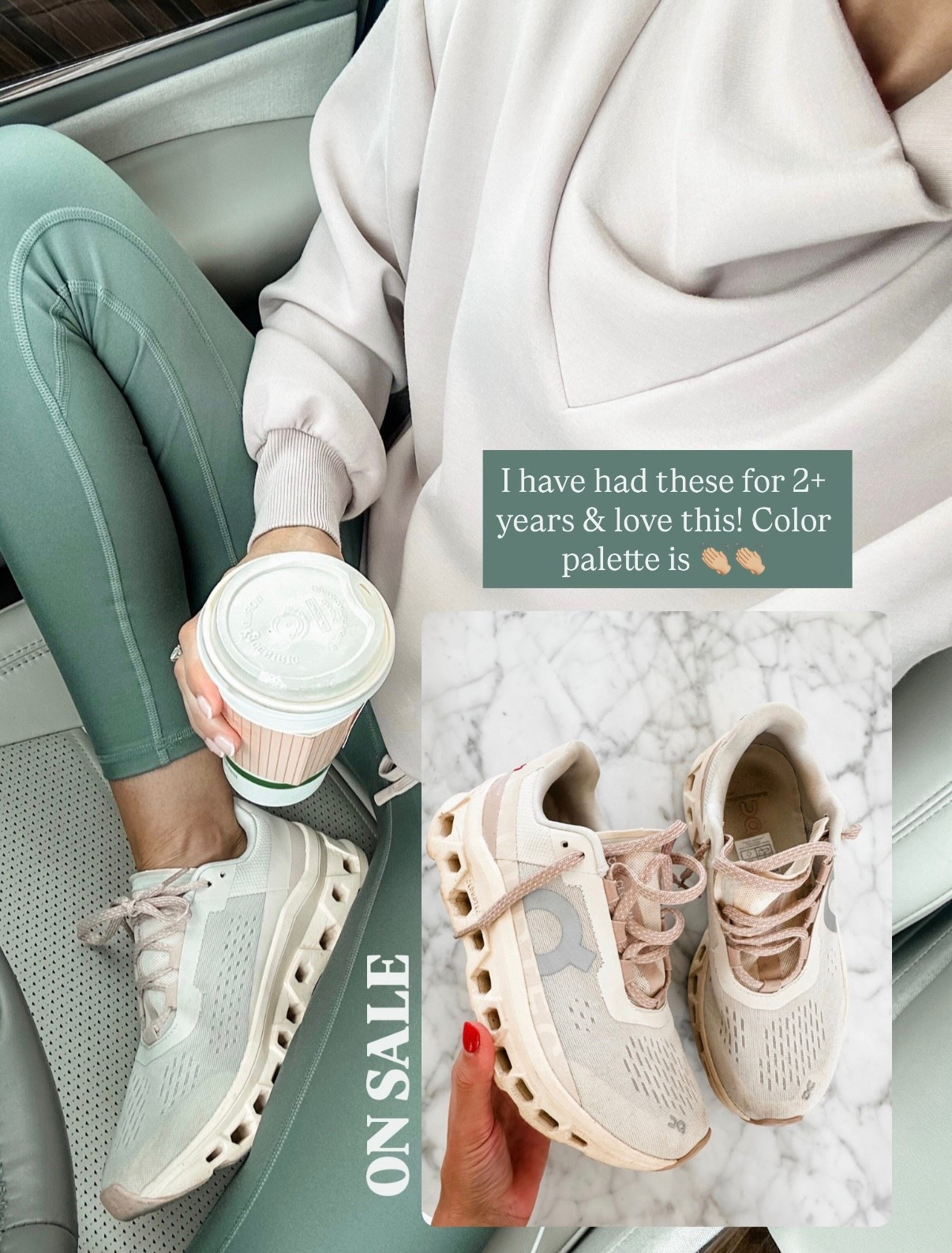 I love these on clouds so much! The color palette is my favorite! Currently on sale for Black Friday!

Loverly Grey, on clouds, Black Friday, cyber week, tennis shoes, on cloud monster 

#LTKSaleAlert #LTKCyberWeek