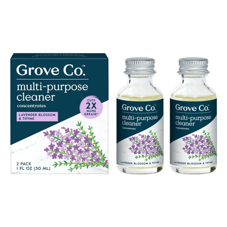 Grove Co. Multi-Purpose Cleaner Concentrates - Lavender - 2pk/2fl oz | Target