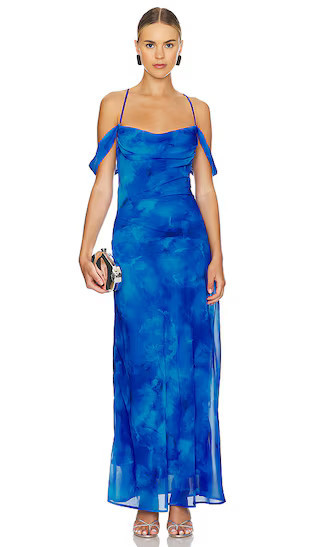 Runaway The Label Lavoni Maxi Dress in Royal. - size L | Revolve Clothing (Global)