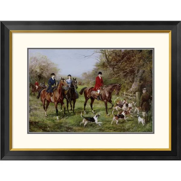 'Going To Cover' Framed On Paper by Heywood Hardy Print | Wayfair North America