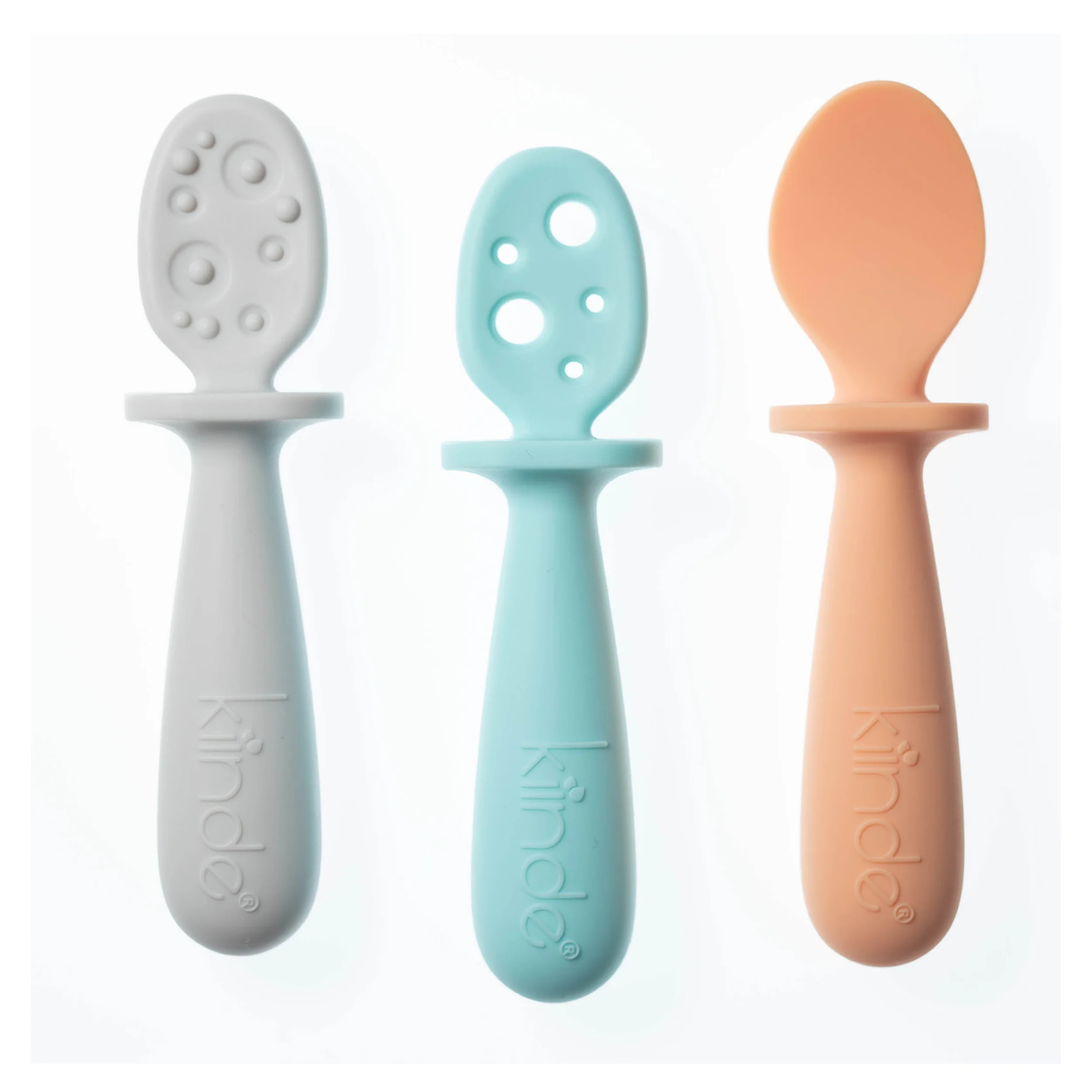 Lil’ Bites Soft Silicone Baby Spoon Set | Kiinde